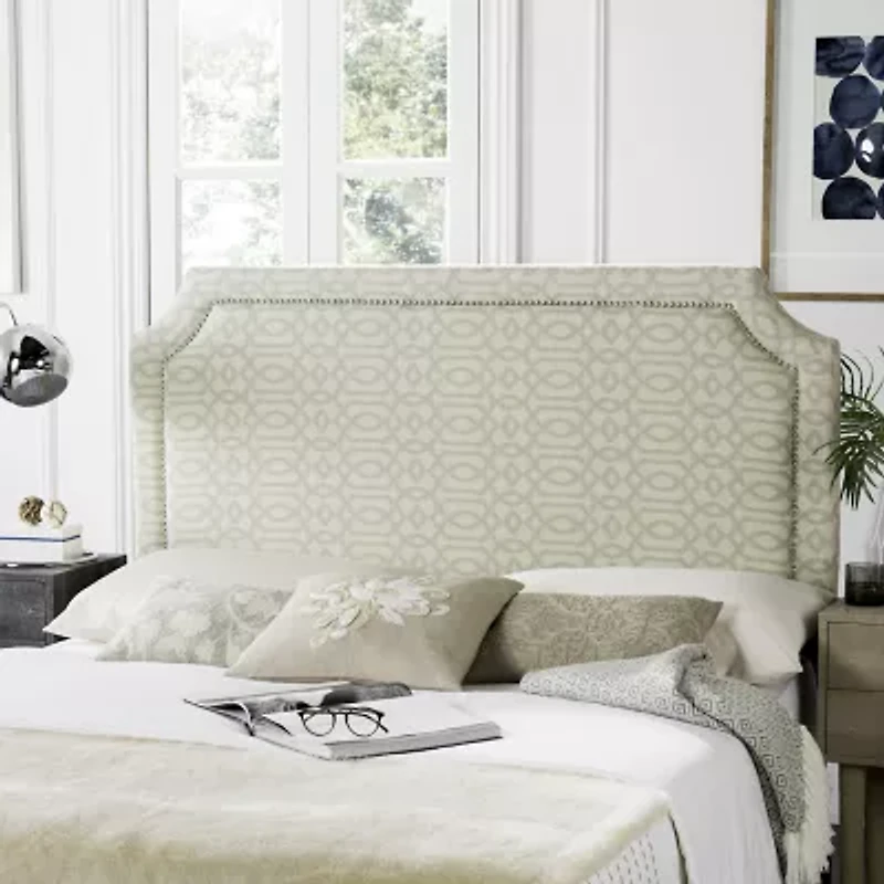 Shayne Upholstered Headboard w/nail-head trim
