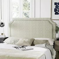 Shayne Upholstered Headboard w/nail-head trim
