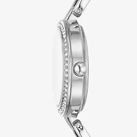 Relic By Fossil Relic Womens Silver Tone Bracelet Watch Zr34643