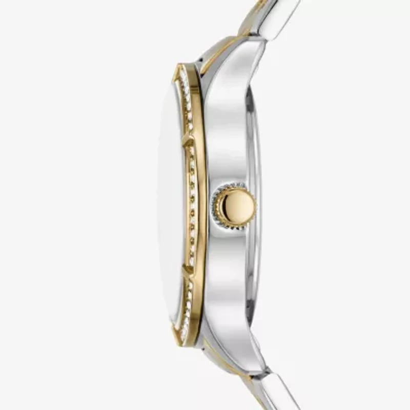 Relic By Fossil Mens Multi-Function Two Tone Stainless Steel Bracelet Watch Zr16014