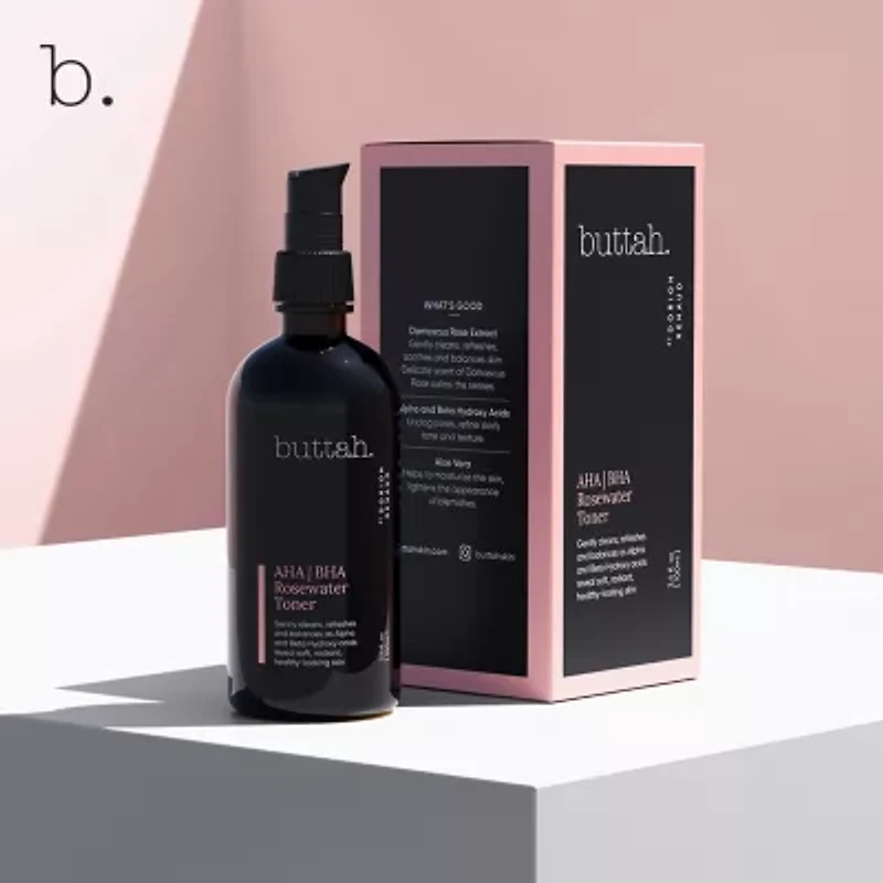Buttah Skin Aha/ Bha Rosewater Toner