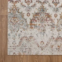 Anica Traditional Eclectic Ikat Indoor Outdoor Rectangular Area Rug