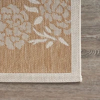 Catherine Tropical Flamingo Indoor Outdoor Rectangular Area Rug