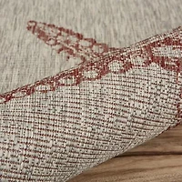 Celeste Starfish Indoor Outdoor Rectangular Area Rug