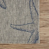 Celeste Starfish Indoor Outdoor Rectangular Area Rug