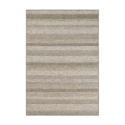 Odette Modern Striped Indoor Outdoor Rectangular Area Rug