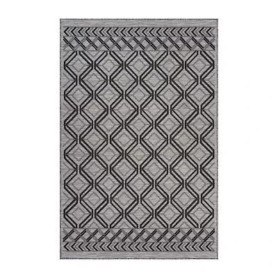 Reese Geometric Daze Indoor Outdoor Rectangular Area Rug 