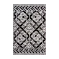 Reese Geometric Daze Indoor Outdoor Rectangular Area Rug 