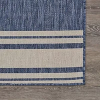 Samantha Nautical Navigation Indoor Outdoor Rectangular Area Rug