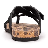 Muk Luks Womens Tanner Terra Turf Strap Sandals