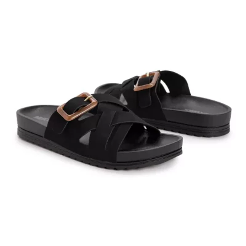 Muk Luks Womens Grand Shayna Strap Sandals