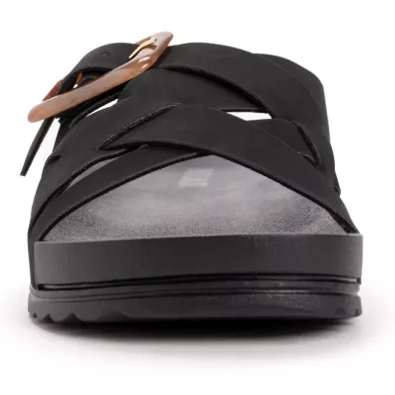 Muk Luks Womens Grand Shayna Strap Sandals