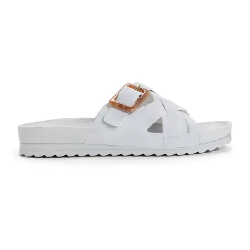 Muk Luks Womens Grand Shayna Strap Sandals