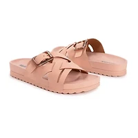 Muk Luks Womens Grand Shayna Strap Sandals