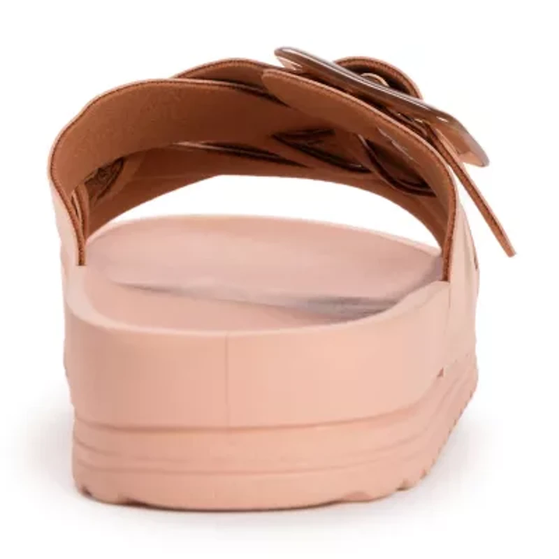 Muk Luks Womens Grand Shayna Strap Sandals