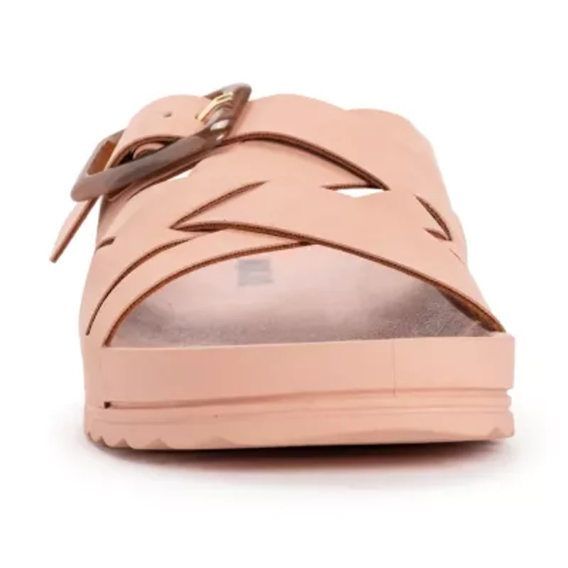 Muk Luks Womens Grand Shayna Strap Sandals