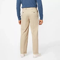Dockers Comfort Khaki Mens Waistband Relaxed Fit Pleated Pant
