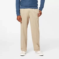 Dockers Comfort Khaki Mens Waistband Relaxed Fit Pleated Pant