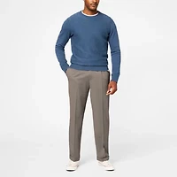 Dockers Comfort Khaki Mens Waistband Relaxed Fit Dress Pleated Pant