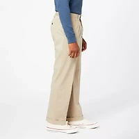 Dockers Comfort Khaki Mens Waistband Relaxed Fit Pleated Pant
