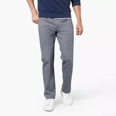 Dockers Jean Cut Khaki All Seasons Tech Mens Comfort Waistband Straight Fit Flat Front Pant