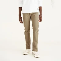 Dockers Comfort Knit Chino Mens Comfort Waistband Slim Fit Flat Front Pant
