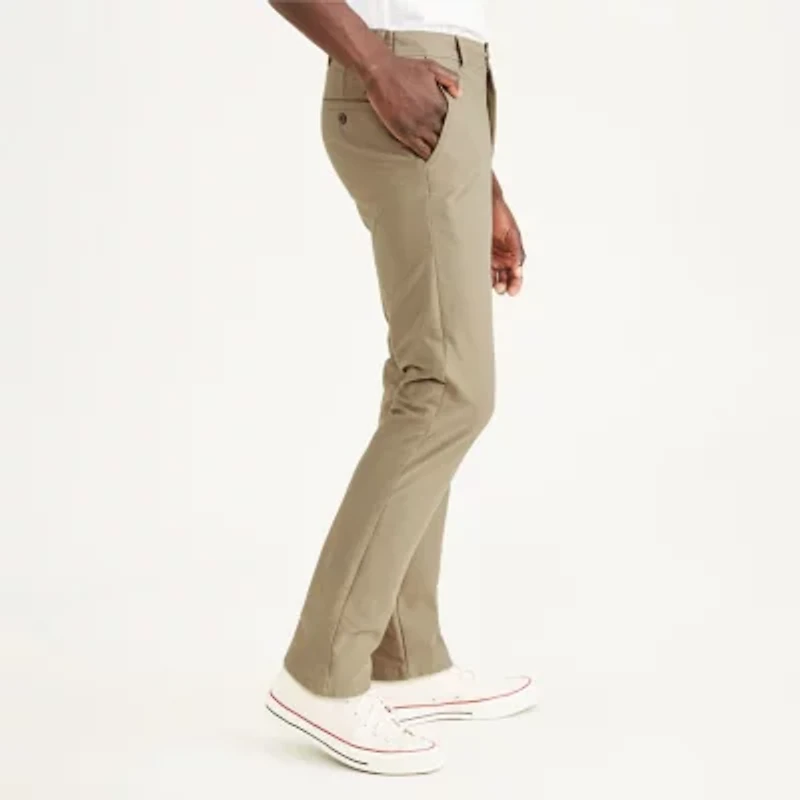 Dockers Comfort Knit Chino Mens Comfort Waistband Slim Fit Flat Front Pant