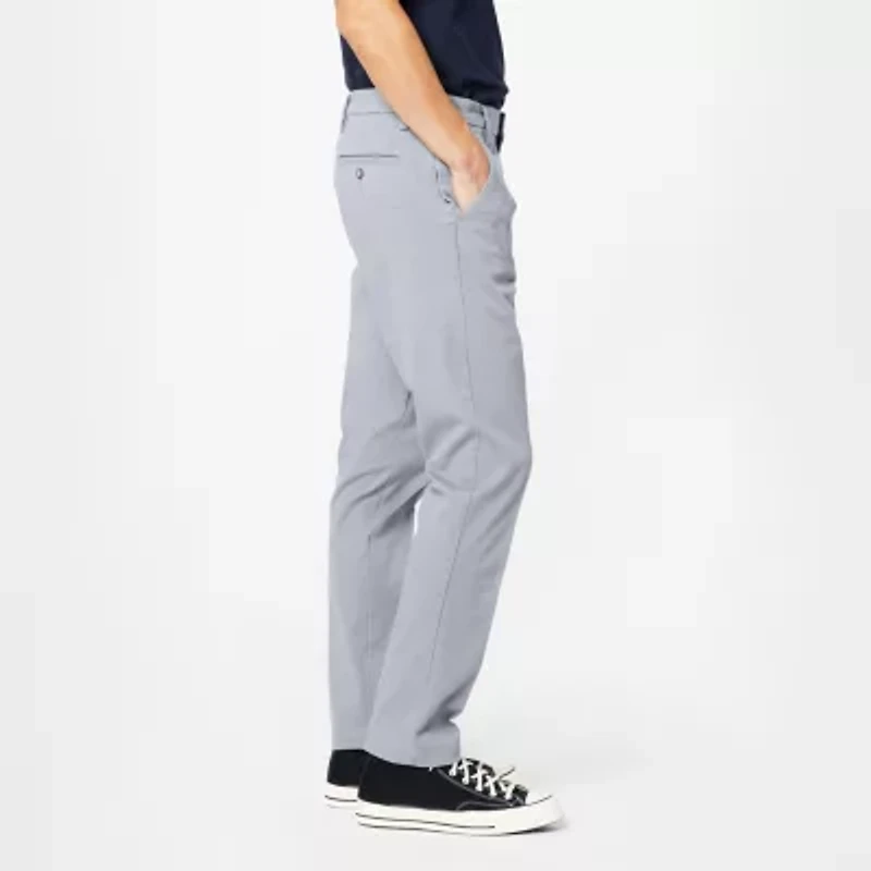 Dockers Workday Khaki With Smart 360 Flex Mens Slim Fit Flat Front Pant