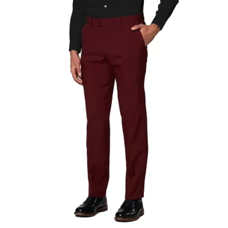 Opposuits Men's Slim Fit Solid Suit & Tie Set