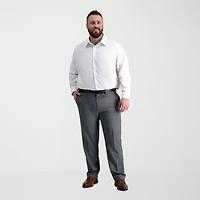 Haggar Smart Wash Big and Tall Mens Classic Fit Easy Care Long Sleeve Dress Shirt