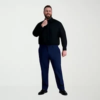 Haggar Premium Comfort Big and Tall Mens Classic Fit Easy Care Stretch Fabric Long Sleeve Dress Shirt