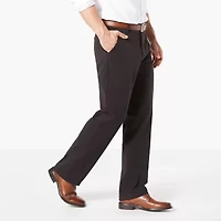 Dockers Workday Khaki With Smart 360 Flex Mens Classic Fit Big and Tall Flat Front Pant