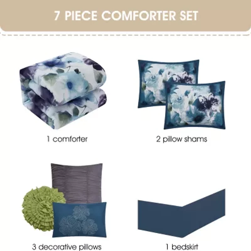Stratford Park Stella 7-pc. Complete Bedding Set
