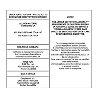 Madison Park Miri Natural Club Chair