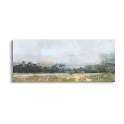 Stupell Industries Rural Field Abstract Landscape Canvas Art