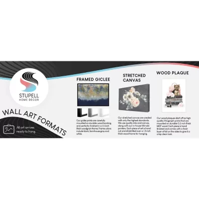 Stupell Industries Funny Animal Bathroom Toothbrush Canvas Art