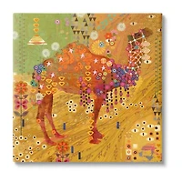 Stupell Industries Boho Patterned Camel Canvas Art
