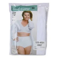 Underscore Cotton Band Leg Womens 3 Pack Brief Panty 306449