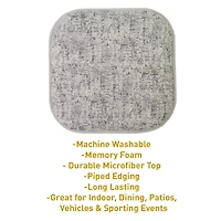 Sweet Home Collection™ Broadway Memory Foam No Slip Back 16" x Chair Pad Cushion