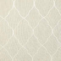 Regal Home Bayview Grommet Top Embroidered Sheer Single Curtain Panel