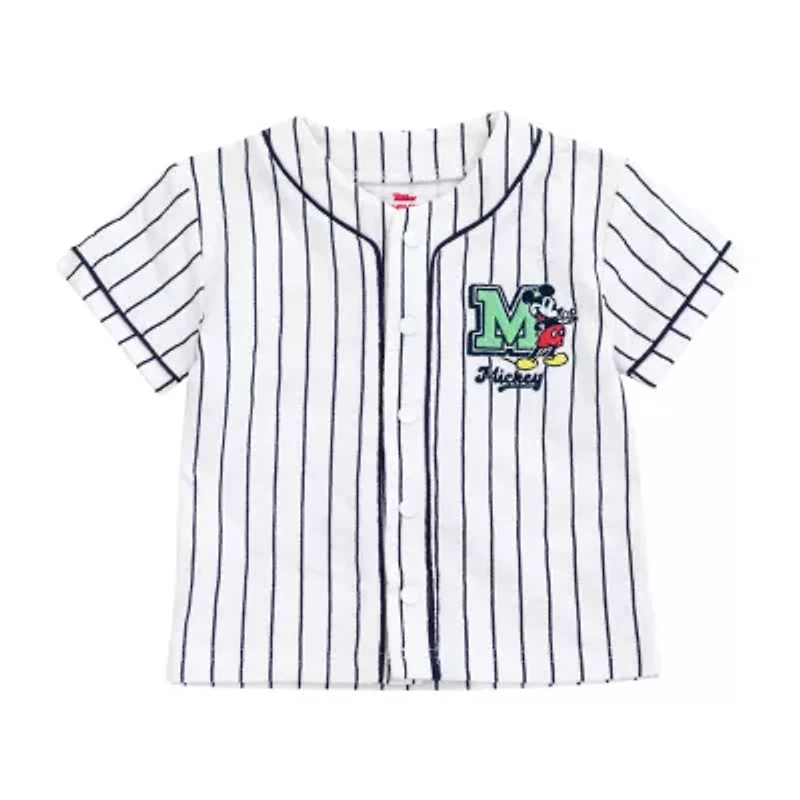 Disney Baby Boys 2-pc. Mickey Mouse Short Set