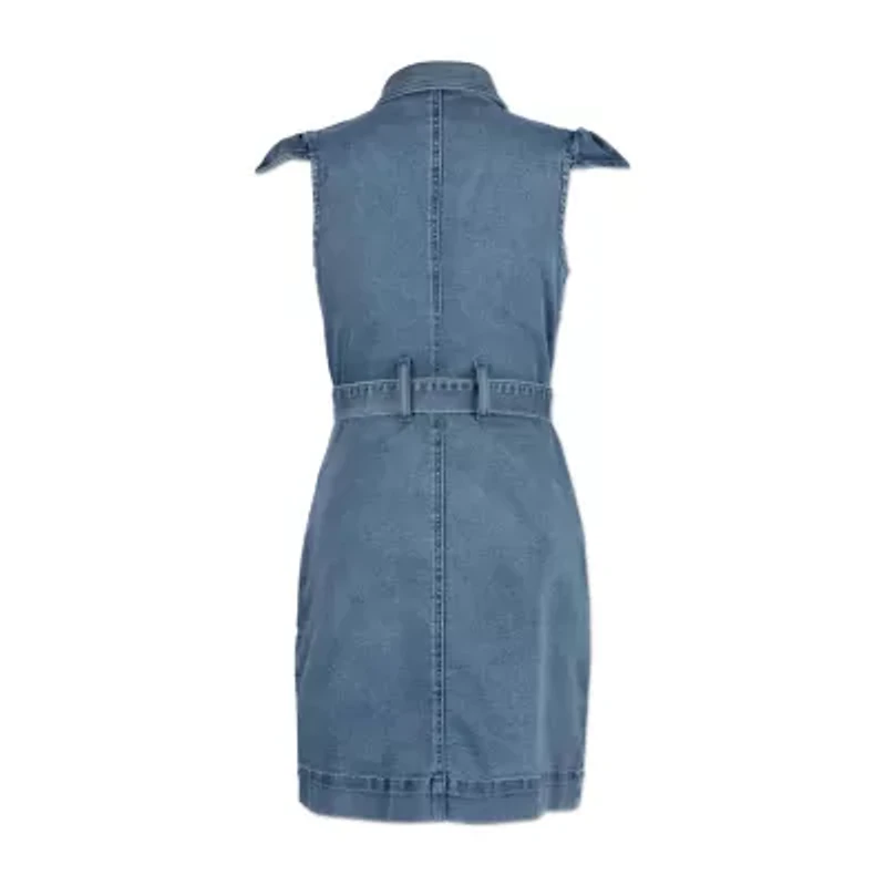 Speechless Big Kid Girls Short Sleeve Shirt Dress