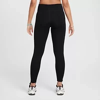 Nike Big Kid Girls High Rise Knit Active Skinny Full Length Leggings