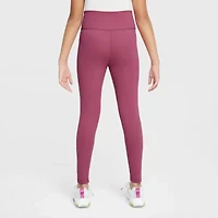 Nike Dri-Fit One Big Kid Girls High Rise Knit Active Full Length Leggings