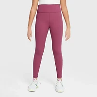 Nike Dri-Fit One Big Kid Girls High Rise Knit Active Full Length Leggings