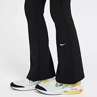 Nike Dri-Fit One Big Kid Girls High Rise Knit Active Flare Full Length Leggings