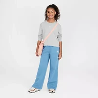 Nike Big Kid Girls Crew Neck Long Sleeve Active T-Shirt