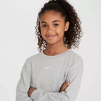 Nike Big Kid Girls Crew Neck Long Sleeve Active T-Shirt