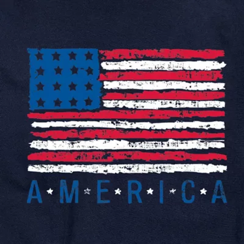 Mens Short Sleeve Americana Graphic T-Shirt