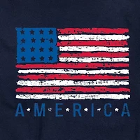 Mens Short Sleeve Americana Graphic T-Shirt
